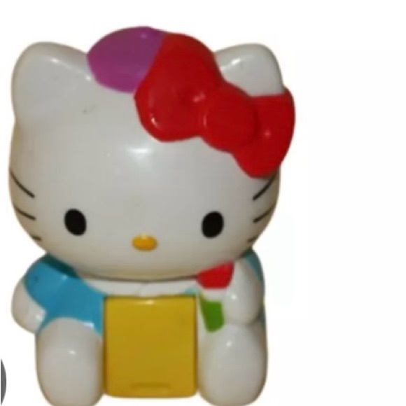 2000 Sanrio hello kitty McDonald’s toy / sticker art figurine in packaging - Picture 5 of 5
